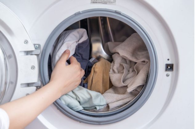 استفاده از ظرفیت ماشین لباسشویی