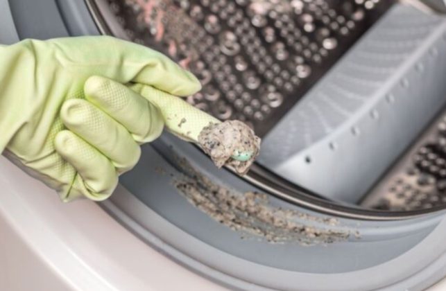 جرم گیری ماشین لباسشویی در خانه