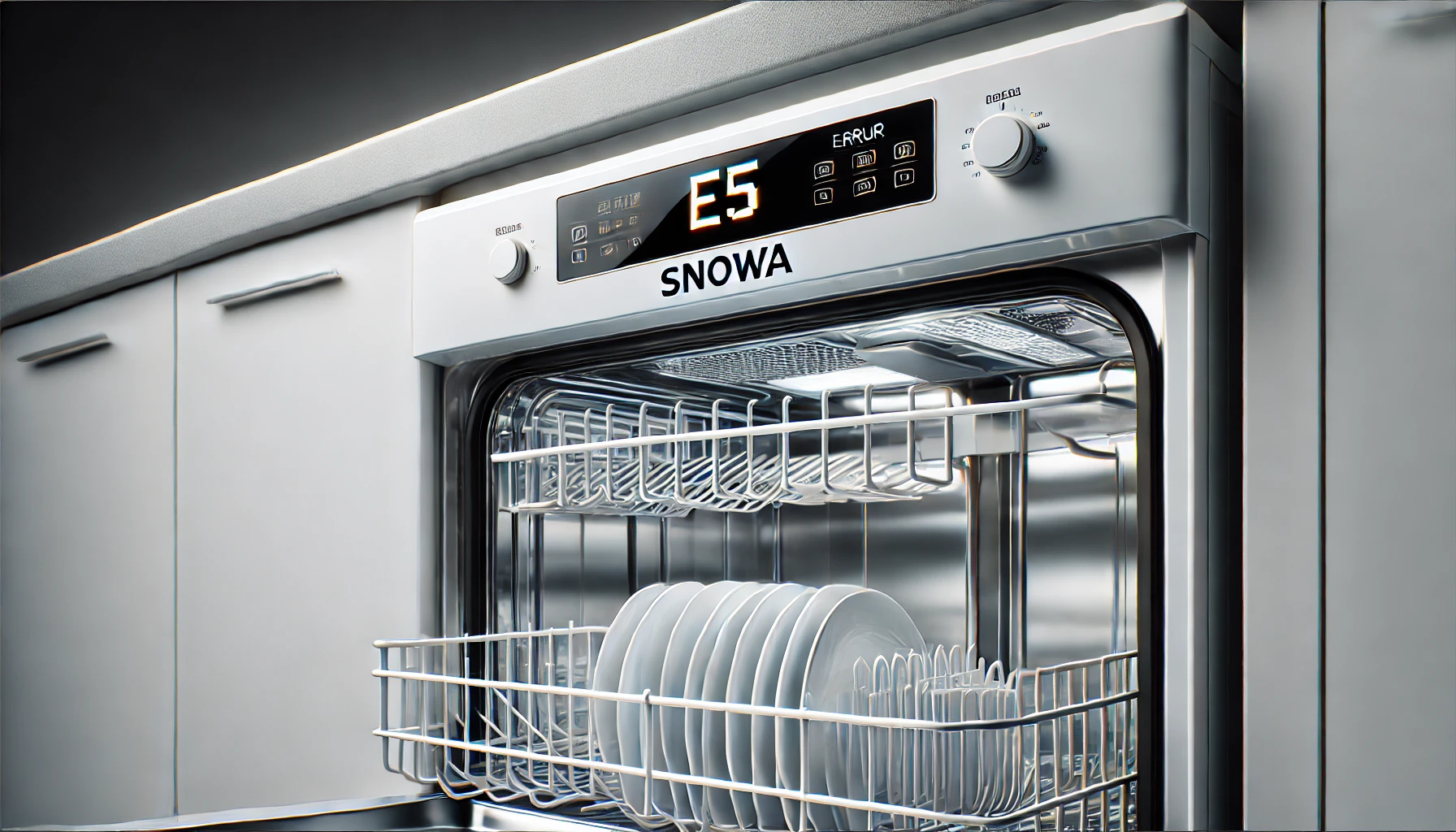 کد خطای E5 ماشین ظرفشویی اسنوا
