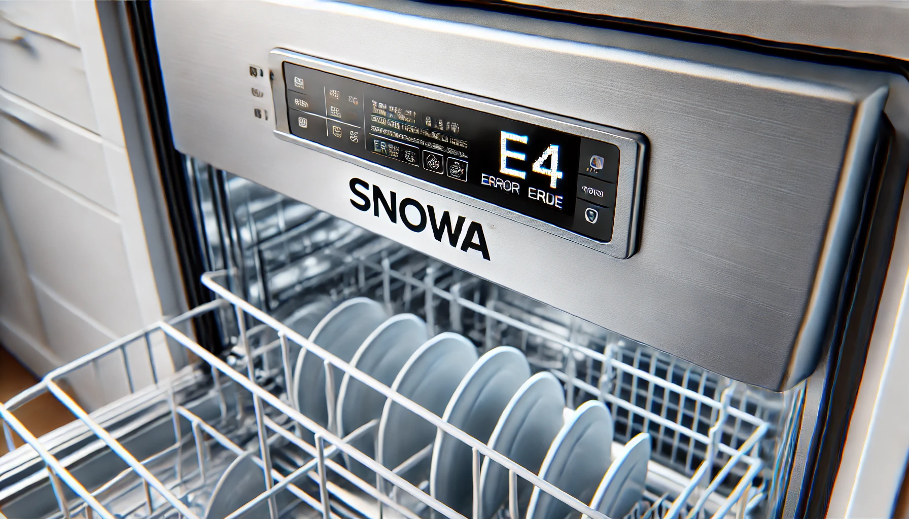 کد خطای E4 ماشین ظرفشویی اسنوا