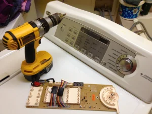 خرابی برد ماشین لباسشویی الجی