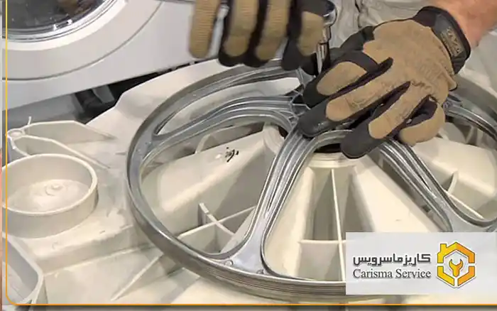 خرابی بلبرینگ و کاسه‌نمد ماشین لباسشویی اسنوا