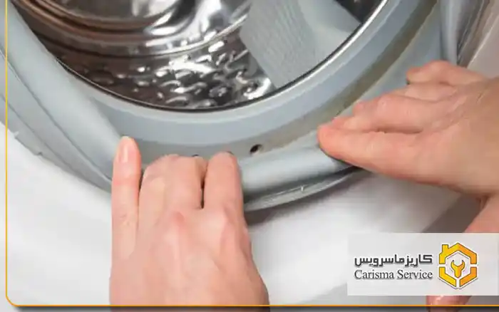 خرابی لاستیک دور درب لباسشویی سامسونگ