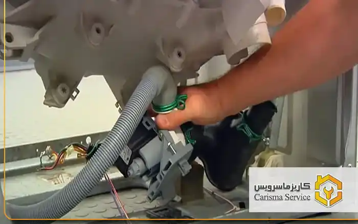 خرابی پمپ تخلیه لباسشویی دوو