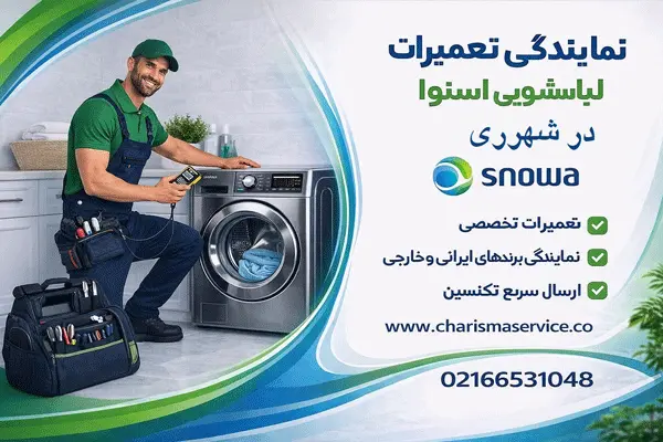 نمایندگی تعمیرات لباسشویی اسنوا در شهرری